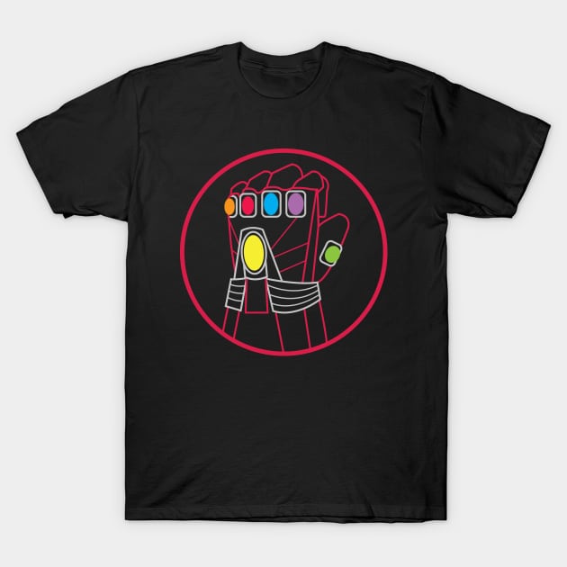 Infinity Nano Gauntlet Iron Man Hulk V2 T-Shirt by miraazalia@gmail.com